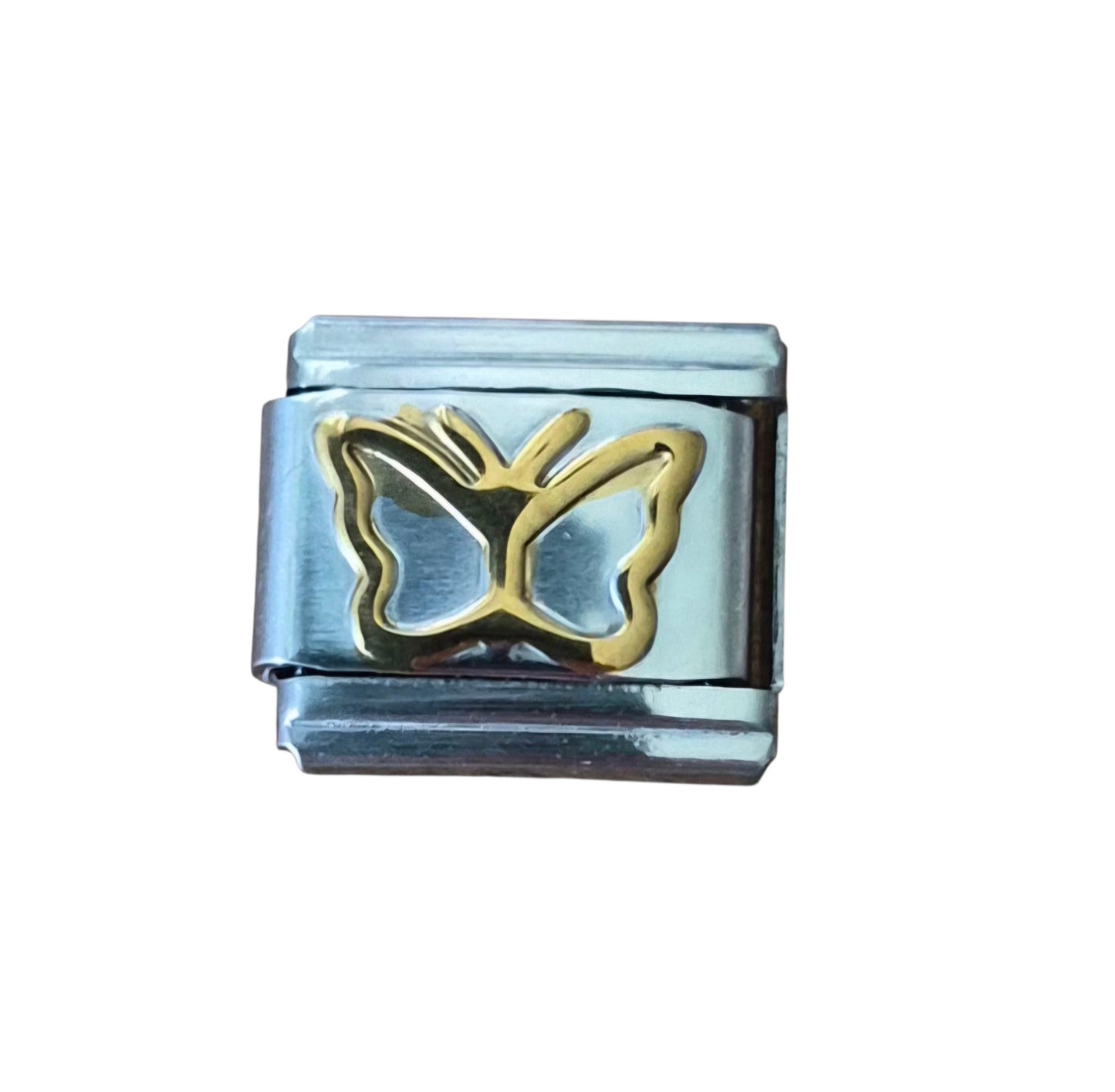 Gold Butterfly Italian Charm