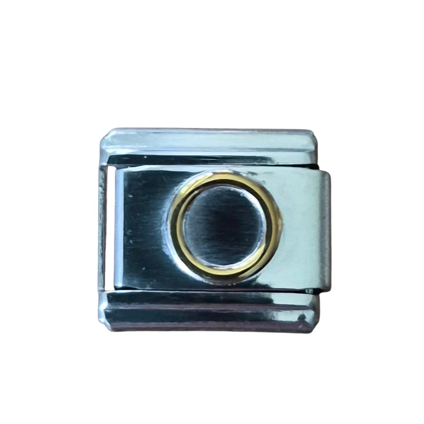 Gold Circle Italian Charm